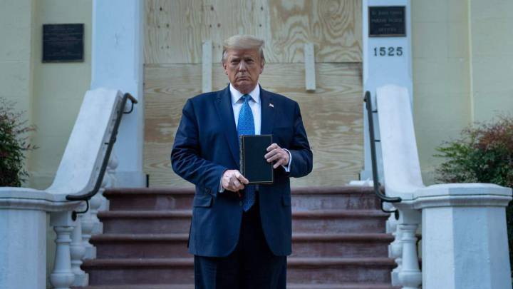 George Floyd protest: why have Twitter and Facebook removed Trump's Heal, not Hatred video?